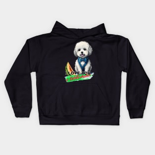 I Love You a Watermelon Kids Hoodie